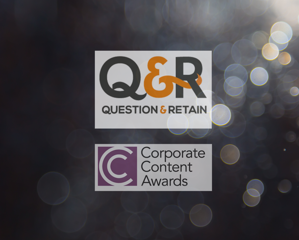 Q&R & Corporate Content Awards logos
